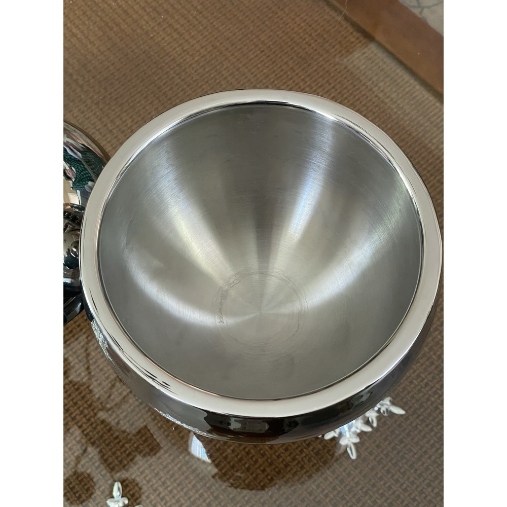 Crate & Barrel Ice Bucket Stainless Steel - Picture 4 of 5